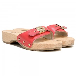 Dr. Scholl's Original Rutschen Sie Sandalen Damen Rot | 504831-XFO