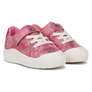 Dr. Scholl's Time Off Toddler/Little Lace Up Sneakers Mädchen Rosa | 587290-TDQ