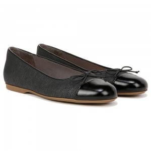 Dr. Scholl's Wexley Bow Ballerinas Damen Schwarz | 207459-XSJ