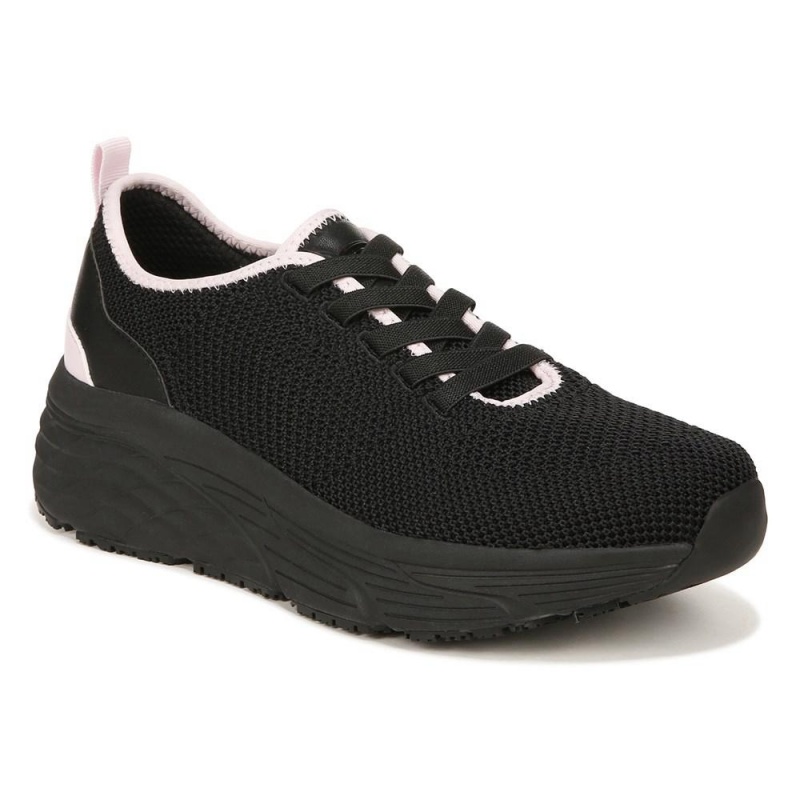 Dr. Scholl's Back To Arbeits Slip Resistant Arbeits Sneakers Damen Schwarz Hellrosa | 592170-EIS