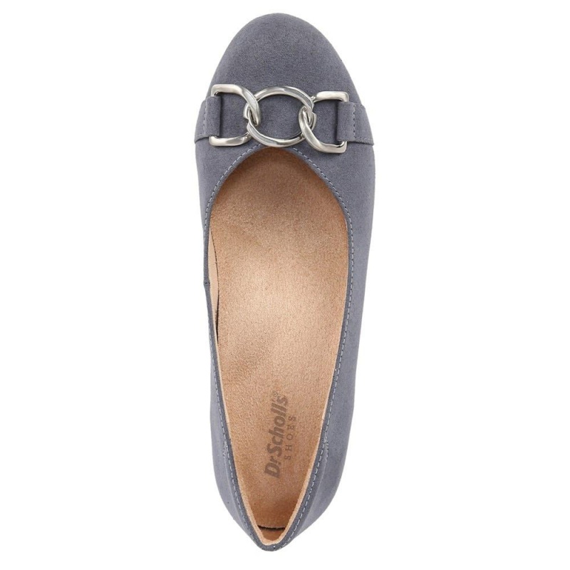 Dr. Scholl's Be Adorned Slip On Keilabsatz Damen Blau | 591378-TME