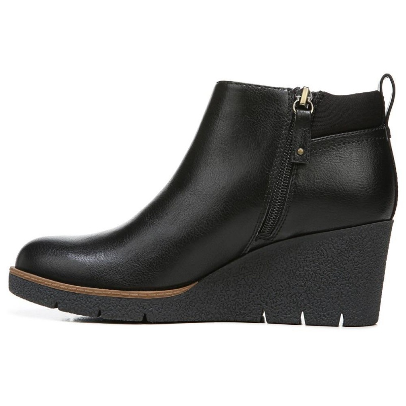 Dr. Scholl's Berklie Wedge Stiefeletten Damen Schwarz | 302769-AZU