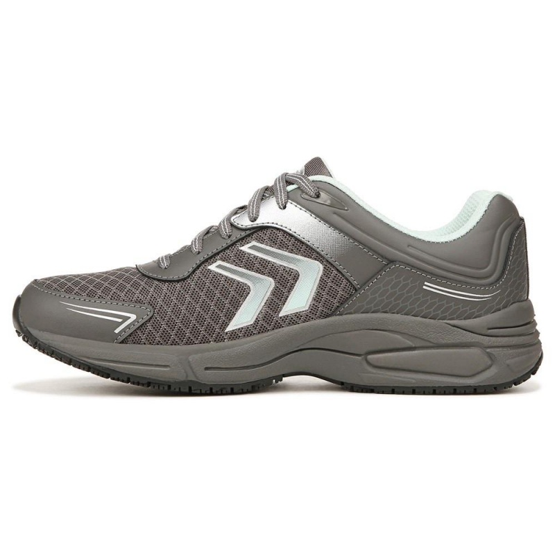 Dr. Scholl's Blaze Slip Resistant Arbeits Sneakers Damen Grau | 754308-HVJ