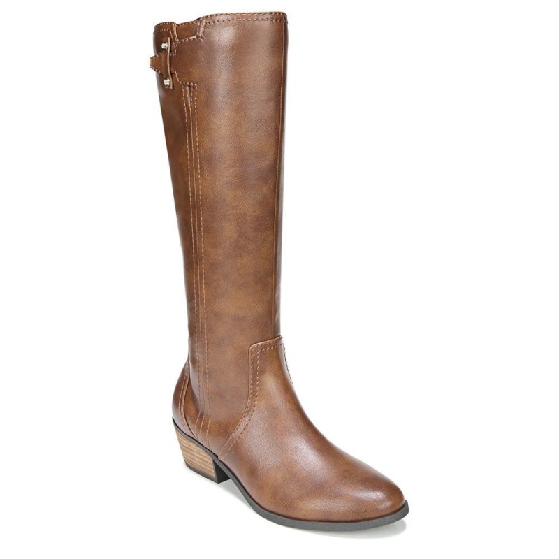 Dr. Scholl's Brilliance Knee-High Boots Damen Braun | 375091-NEK