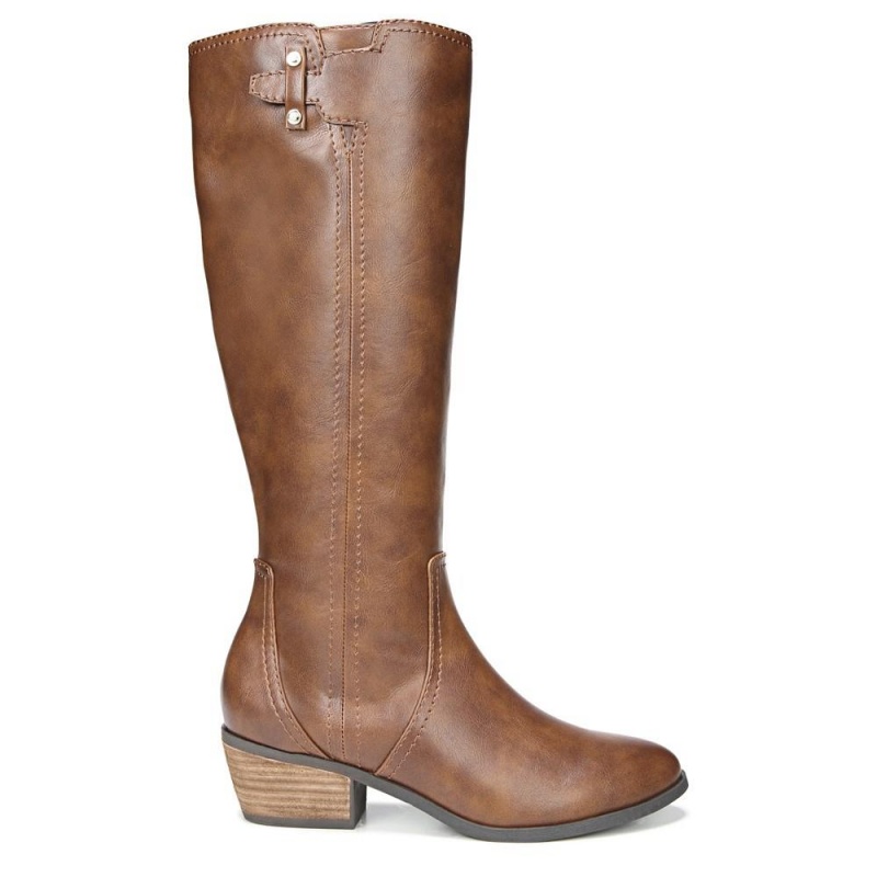 Dr. Scholl's Brilliance Knee-High Boots Damen Braun | 375091-NEK