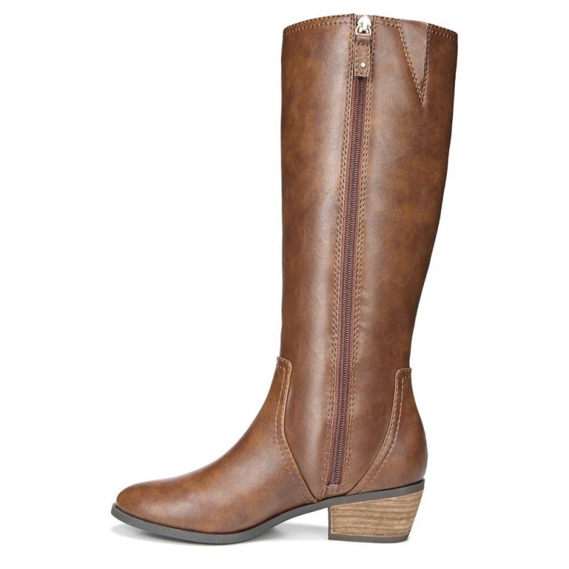 Dr. Scholl's Brilliance Knee-High Boots Damen Braun | 375091-NEK