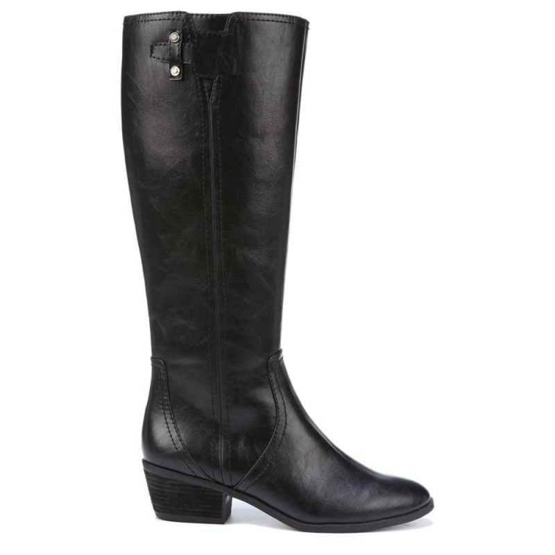 Dr. Scholl's Brilliance Knee-High Boots Damen Schwarz | 137069-UJQ