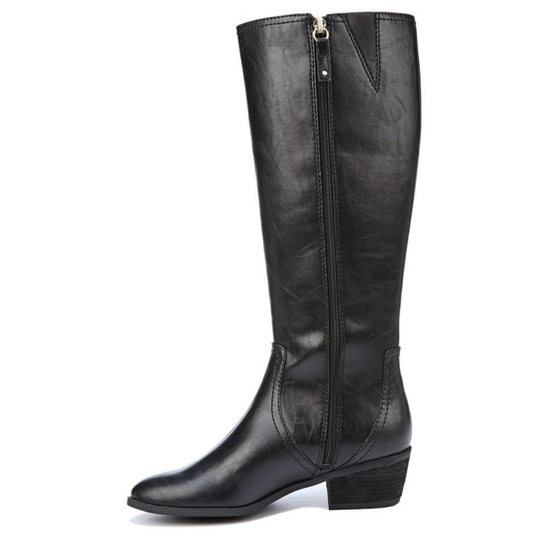 Dr. Scholl's Brilliance Knee-High Boots Damen Schwarz | 137069-UJQ