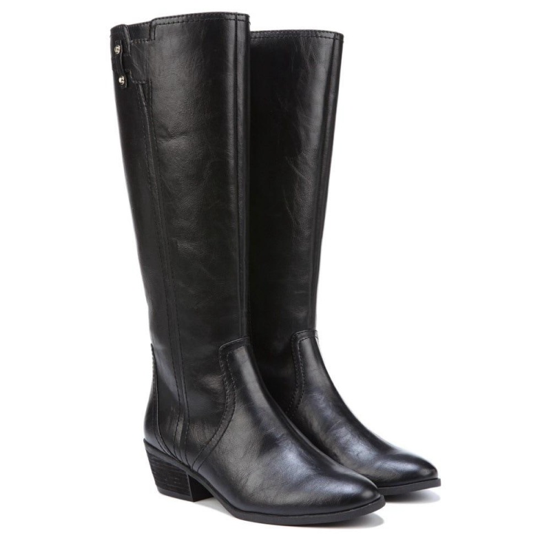 Dr. Scholl\'s Brilliance Knee-High Boots Damen Schwarz | 137069-UJQ