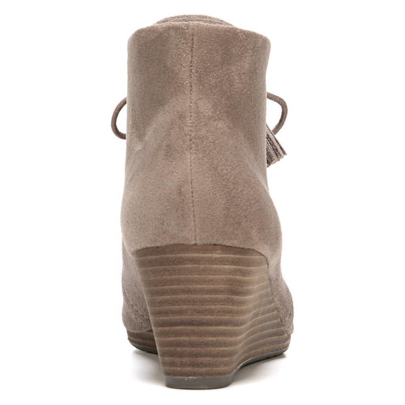 Dr. Scholl's Dakota Wedge Stiefeletten Damen Braun | 745918-IDN