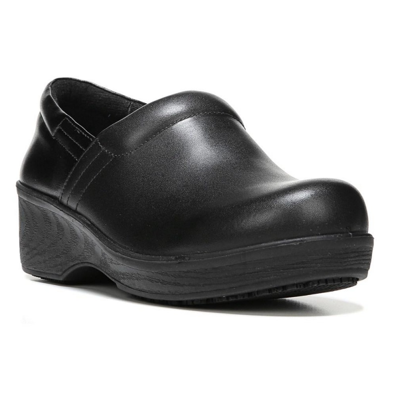 Dr. Scholl's Dynamo Slip Resistant Clog Halbschuhe Damen Schwarz | 241938-NFK