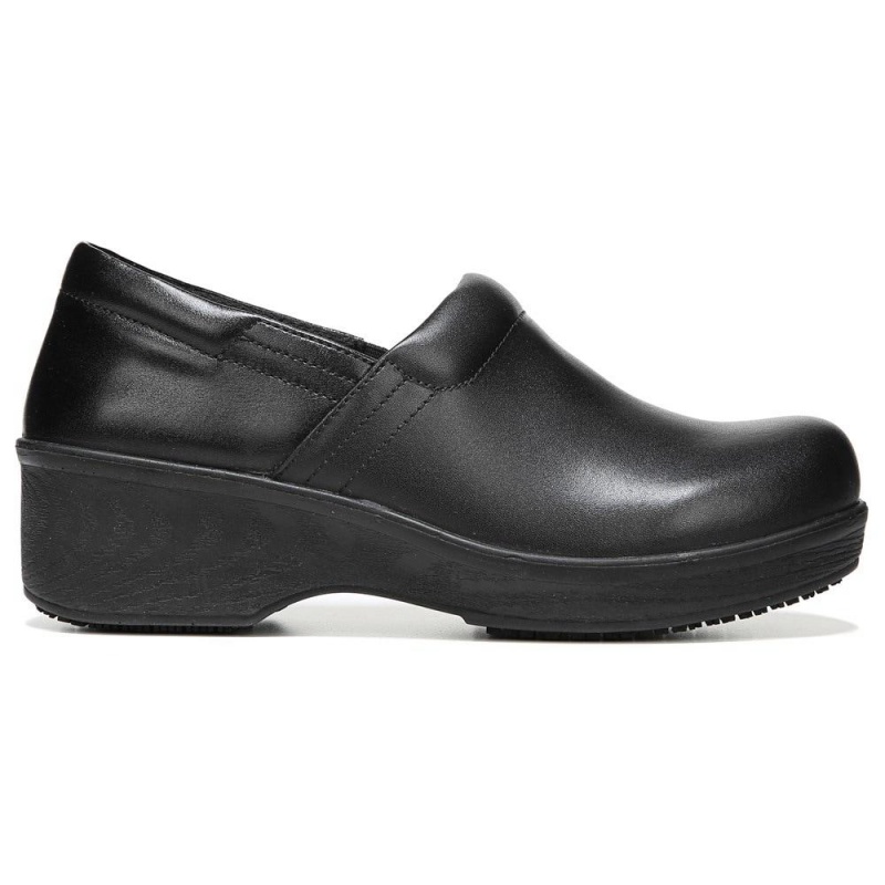 Dr. Scholl's Dynamo Slip Resistant Clog Halbschuhe Damen Schwarz | 241938-NFK