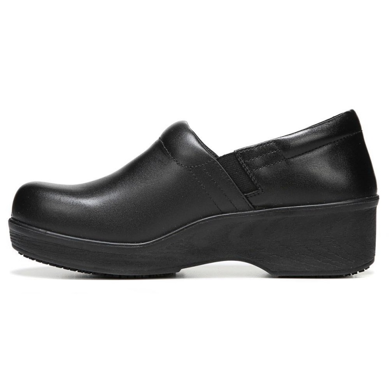 Dr. Scholl's Dynamo Slip Resistant Clog Halbschuhe Damen Schwarz | 241938-NFK