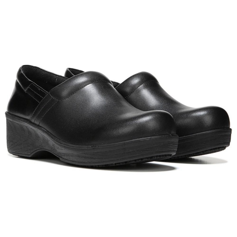 Dr. Scholl\'s Dynamo Slip Resistant Clog Halbschuhe Damen Schwarz | 241938-NFK