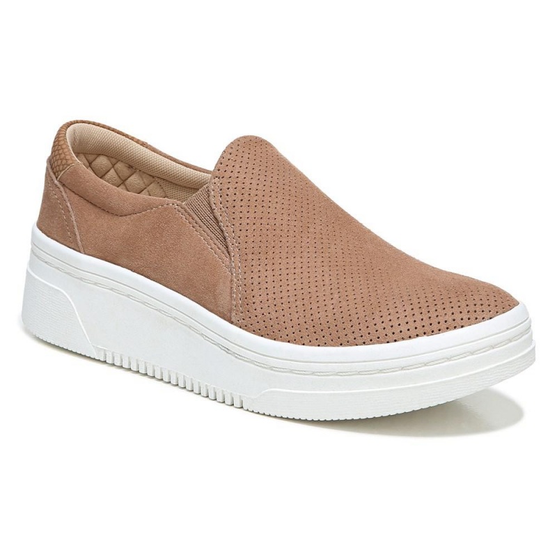 Dr. Scholl's Everywhere Plattform Slip On Sneakers Damen Braun | 341806-XUB