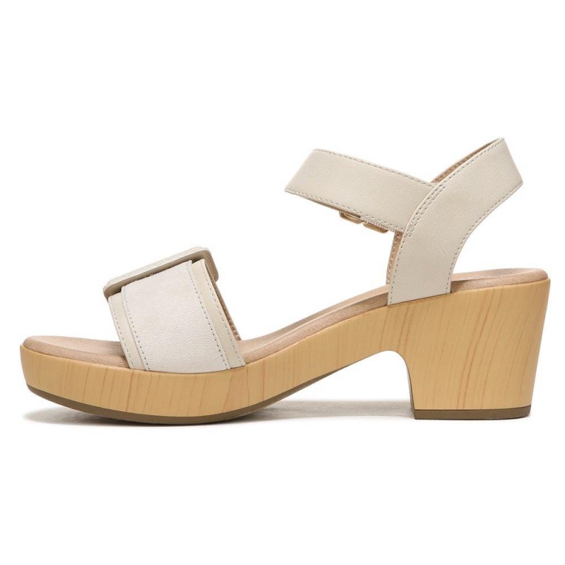 Dr. Scholl's Felicity Too Block Heel Plateausandalen Damen Beige | 980421-TAH