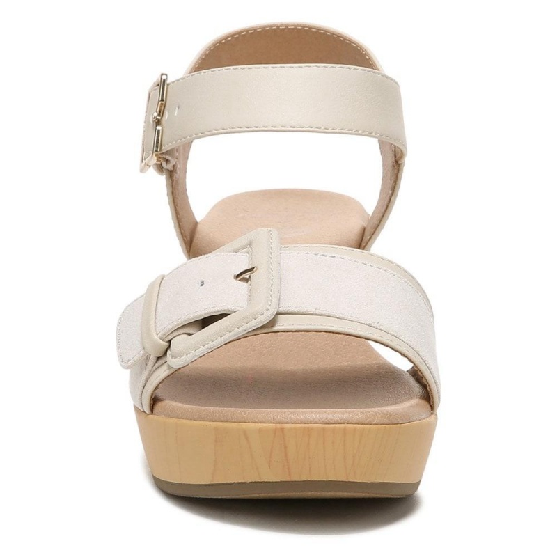 Dr. Scholl's Felicity Too Block Heel Plateausandalen Damen Beige | 980421-TAH