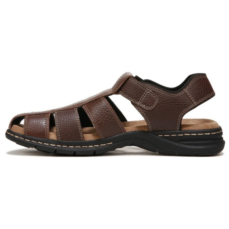 Dr. Scholl's Gaston Sandalen Herren Braun | 829375-HIC