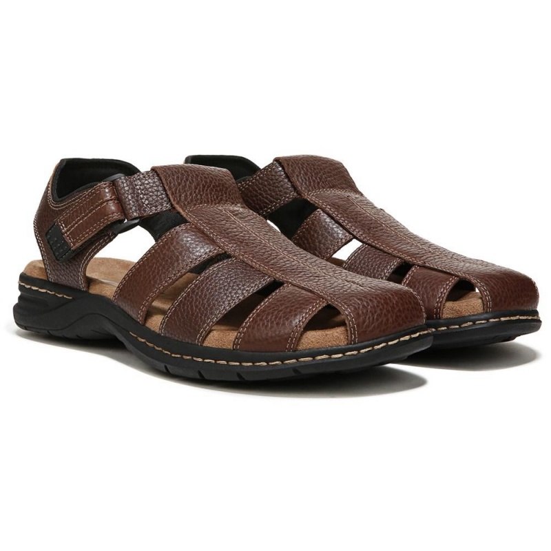 Dr. Scholl\'s Gaston Sandalen Herren Braun | 829375-HIC