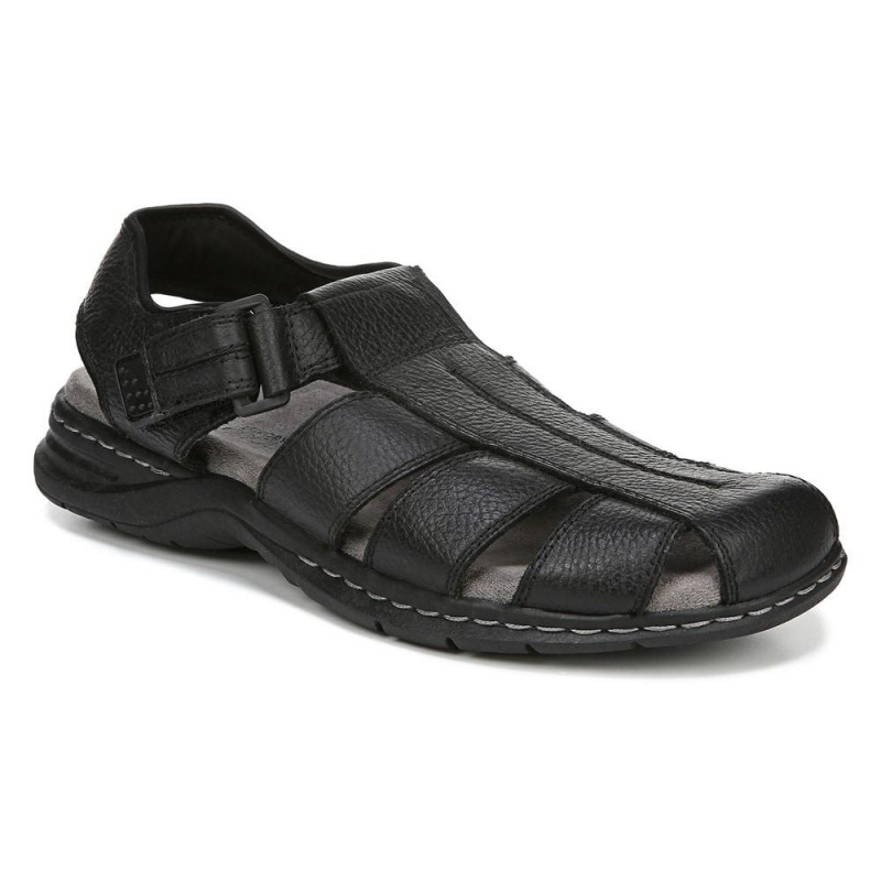 Dr. Scholl's Gaston Sandalen Herren Schwarz | 371489-AFW