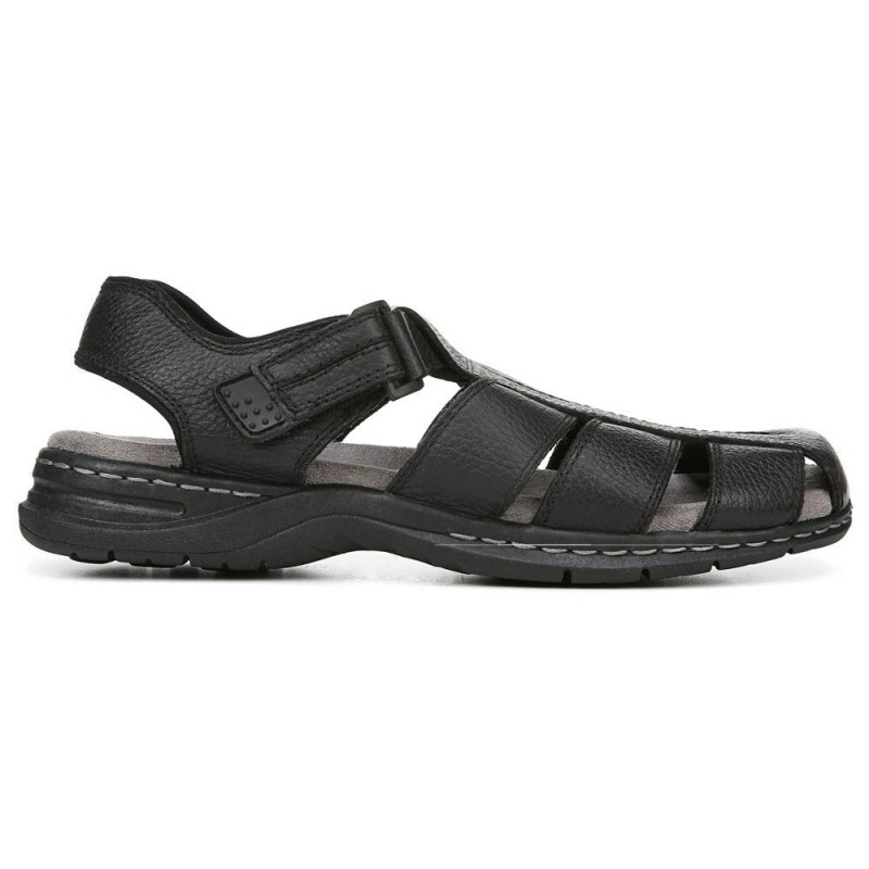 Dr. Scholl's Gaston Sandalen Herren Schwarz | 371489-AFW