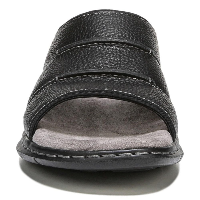 Dr. Scholl's Gordon Rutschen Sie Sandalen Herren Schwarz | 819264-UQV