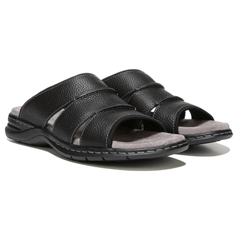 Dr. Scholl\'s Gordon Rutschen Sie Sandalen Herren Schwarz | 819264-UQV