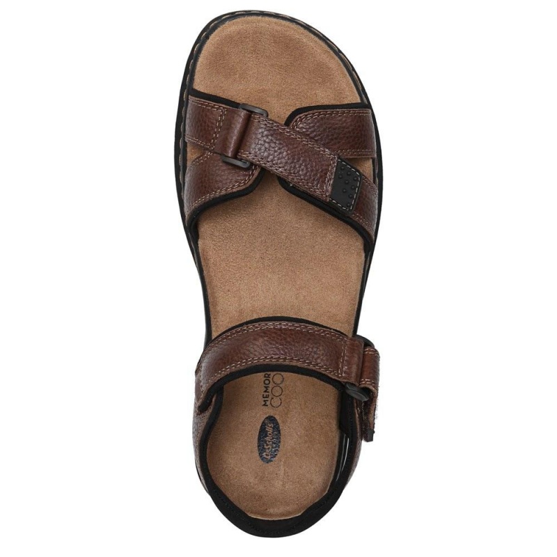 Dr. Scholl's Gus Sandalen Herren Braun | 741520-QRH