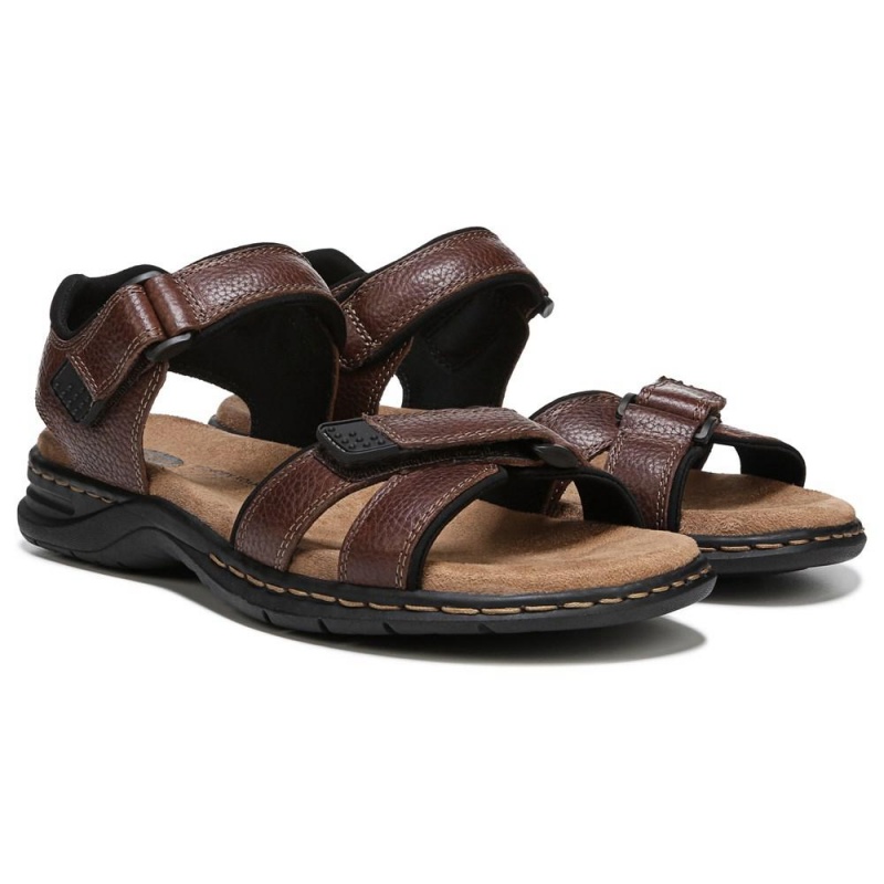 Dr. Scholl\'s Gus Sandalen Herren Braun | 741520-QRH