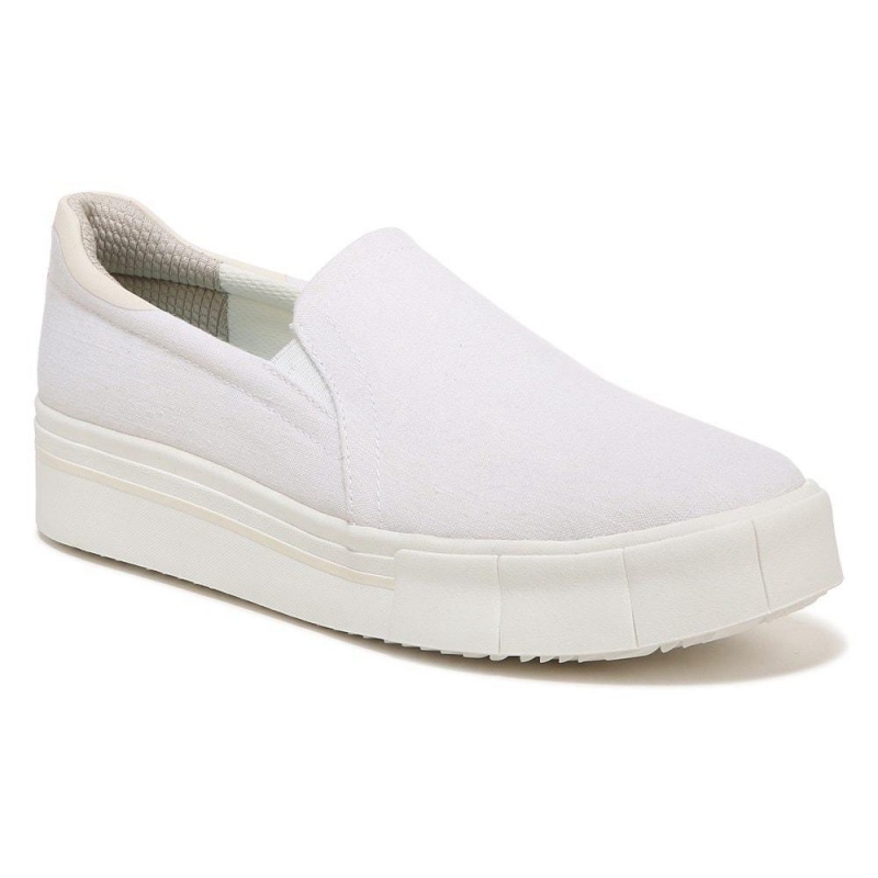 Dr. Scholl's Happiness Lo Slip On Sneakers Damen Weiß | 296358-FQH