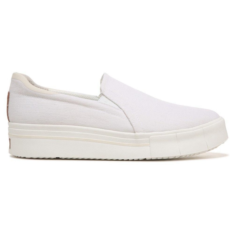 Dr. Scholl's Happiness Lo Slip On Sneakers Damen Weiß | 296358-FQH