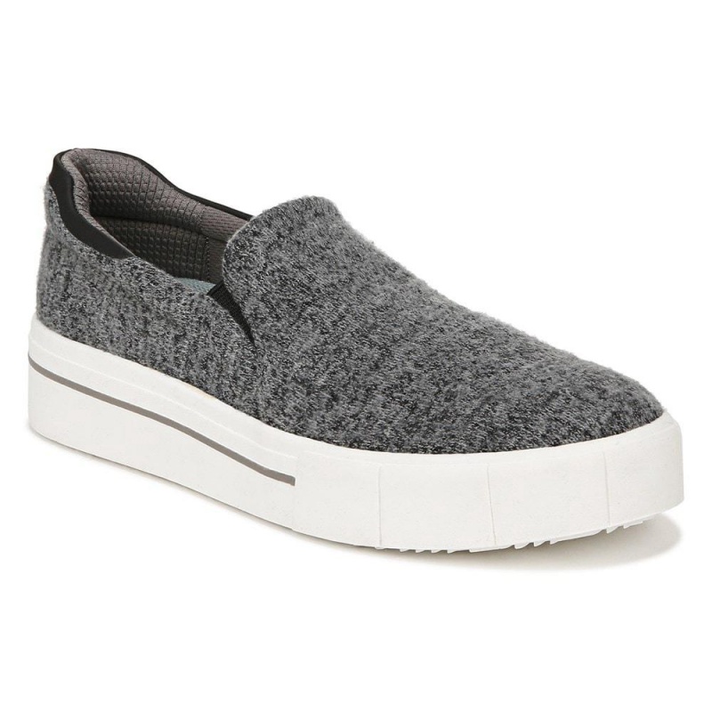 Dr. Scholl's Happiness Lo Slip On Sneakers Damen Dunkelgrau | 906145-KJT