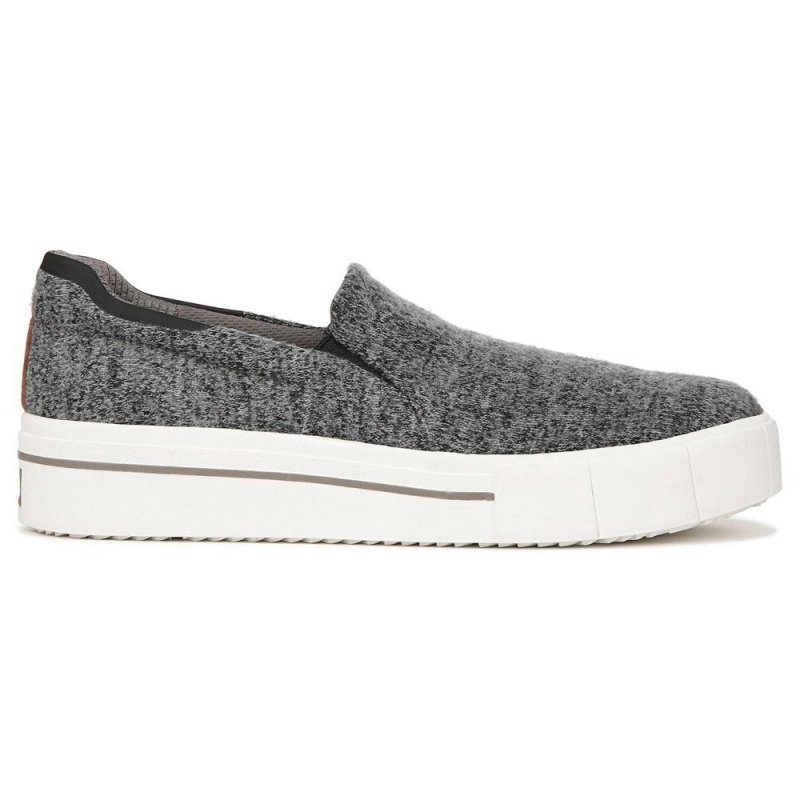 Dr. Scholl's Happiness Lo Slip On Sneakers Damen Dunkelgrau | 906145-KJT