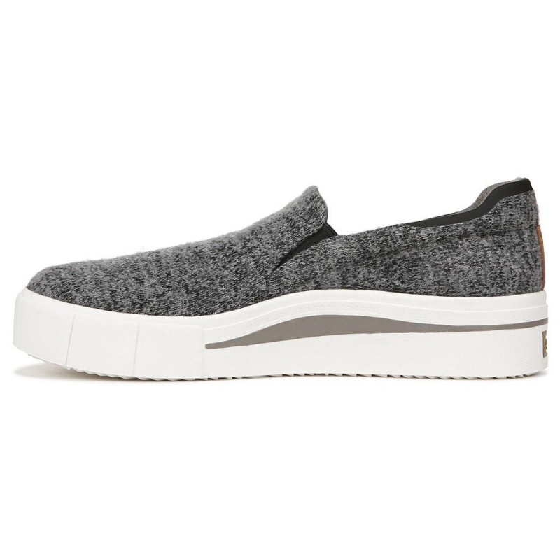 Dr. Scholl's Happiness Lo Slip On Sneakers Damen Dunkelgrau | 906145-KJT