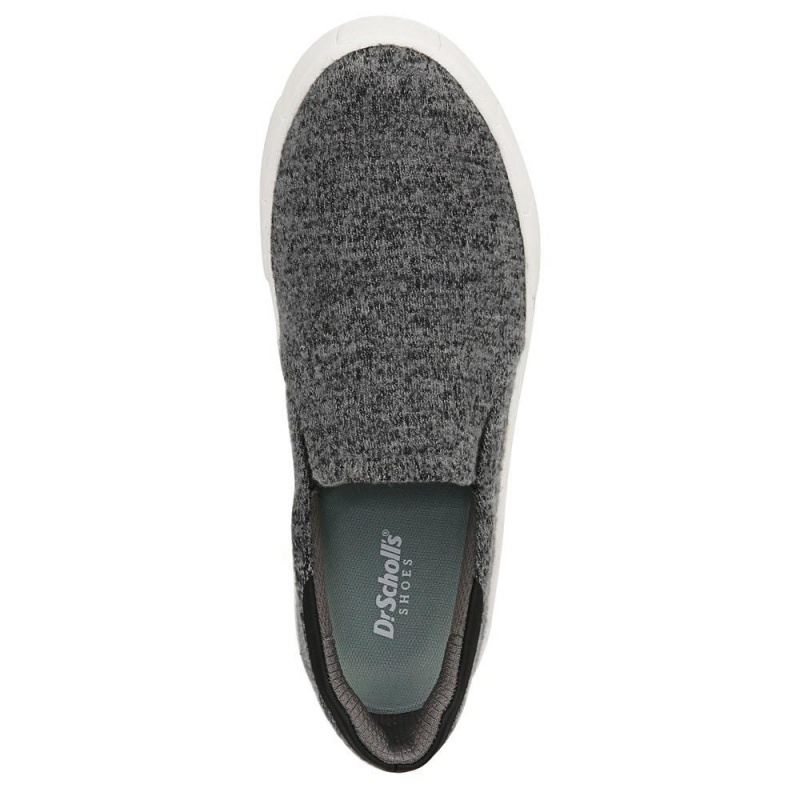 Dr. Scholl's Happiness Lo Slip On Sneakers Damen Dunkelgrau | 906145-KJT