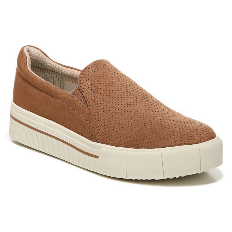 Dr. Scholl's Happiness Lo Slip On Sneakers Damen Braun | 176429-PUO