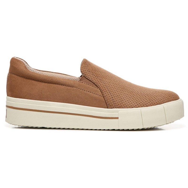 Dr. Scholl's Happiness Lo Slip On Sneakers Damen Braun | 176429-PUO