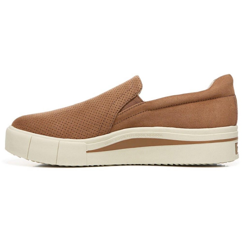 Dr. Scholl's Happiness Lo Slip On Sneakers Damen Braun | 176429-PUO