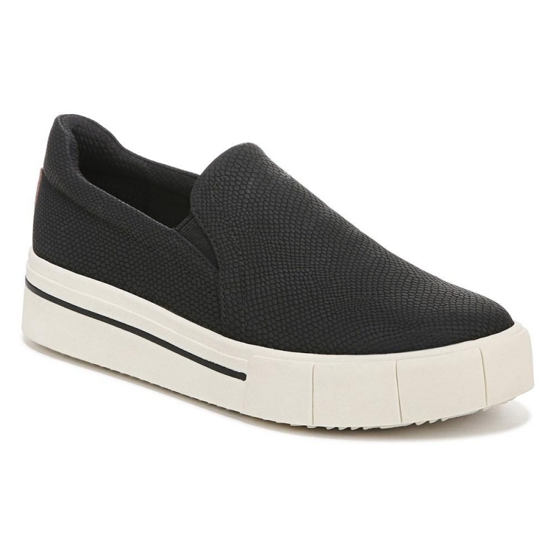 Dr. Scholl's Happiness Lo Slip On Sneakers Damen Schwarz | 129054-QJK