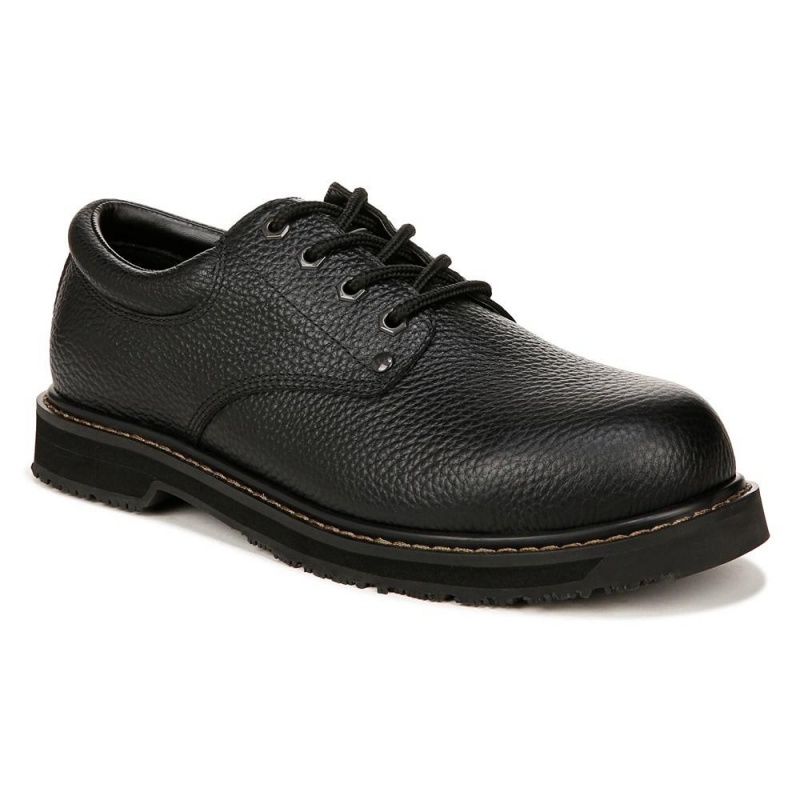 Dr. Scholl's Harrington Composite Slip Resistant Oxfords Schuhe Herren Schwarz | 607541-JTP