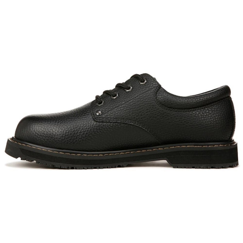 Dr. Scholl's Harrington Composite Slip Resistant Oxfords Schuhe Herren Schwarz | 607541-JTP