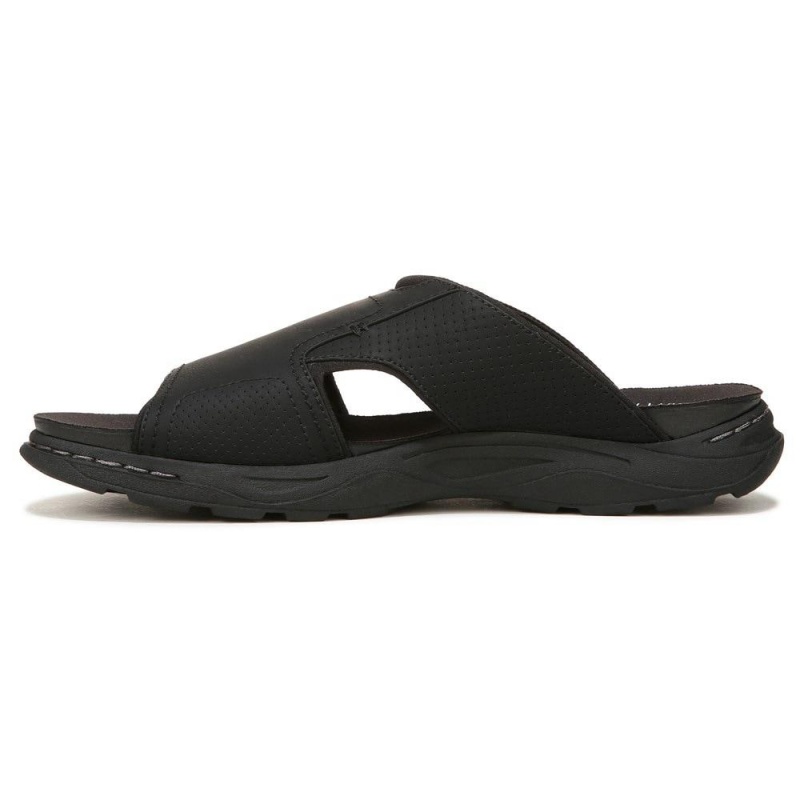 Dr. Scholl's Hawthorne Rutschen Sie Sandalen Herren Schwarz | 859306-NYL