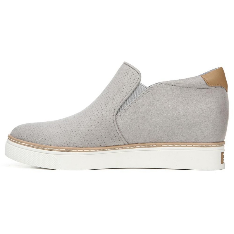 Dr. Scholl's If Only Wedge High Top Sneakers Damen Grau | 026893-LGJ