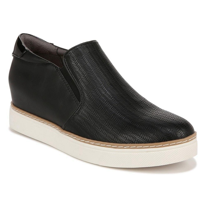 Dr. Scholl's If Only Wedge High Top Sneakers Damen Schwarz | 537810-ZFU