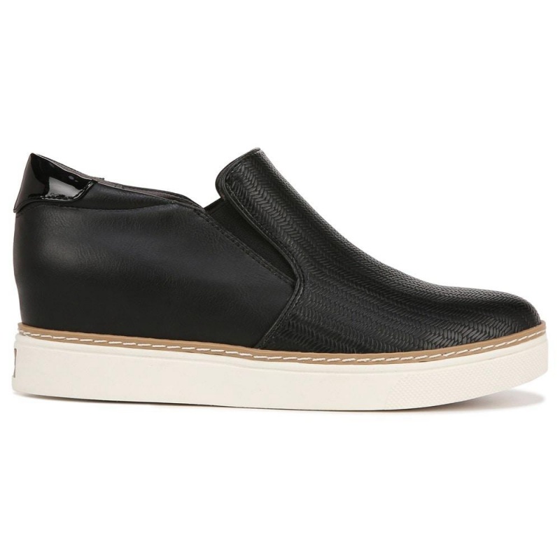 Dr. Scholl's If Only Wedge High Top Sneakers Damen Schwarz | 537810-ZFU