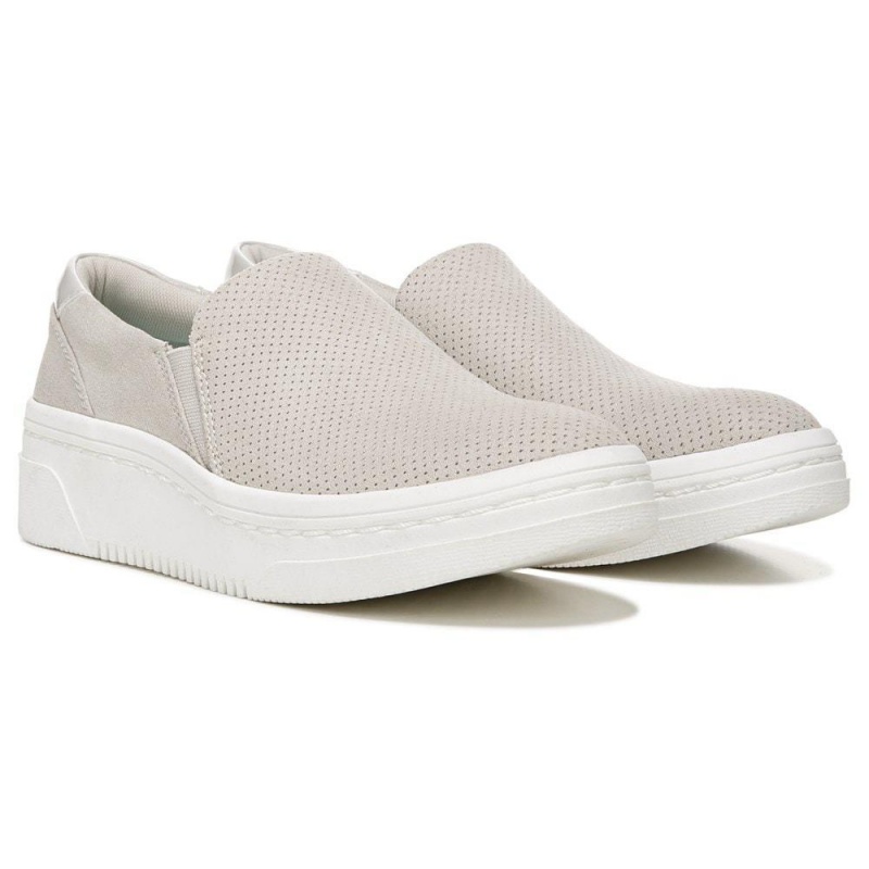 Dr. Scholl\'s Madison Next Plattform Slip On Sneakers Damen Grau | 169032-FQS