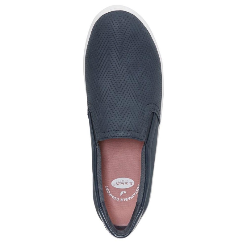 Dr. Scholl's Madison Slip On Sneakers Damen Navy | 814562-ZRJ