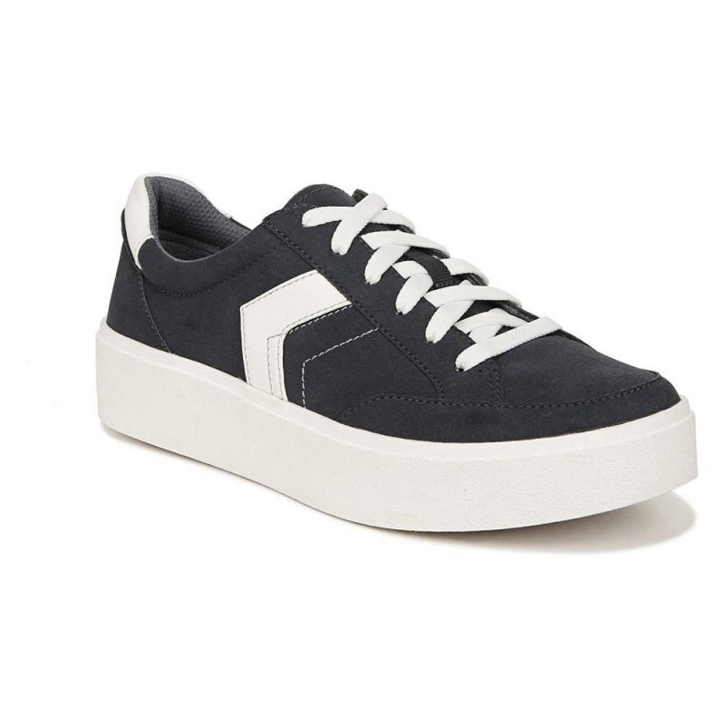 Dr. Scholl's Madison Spitze Up Sneakers Damen Navy | 587024-XRQ