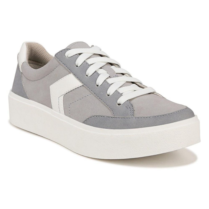 Dr. Scholl's Madison Spitze Up Sneakers Damen Grau | 108349-YBX