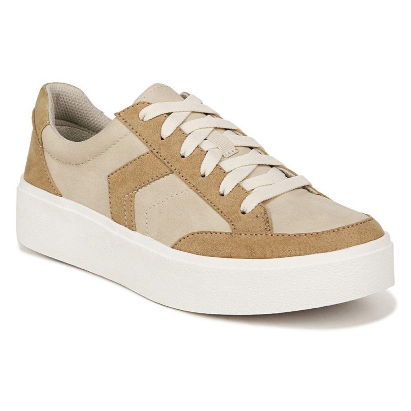 Dr. Scholl's Madison Spitze Up Sneakers Damen Beige | 456721-FYX